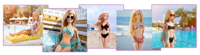estilo barbie - praia