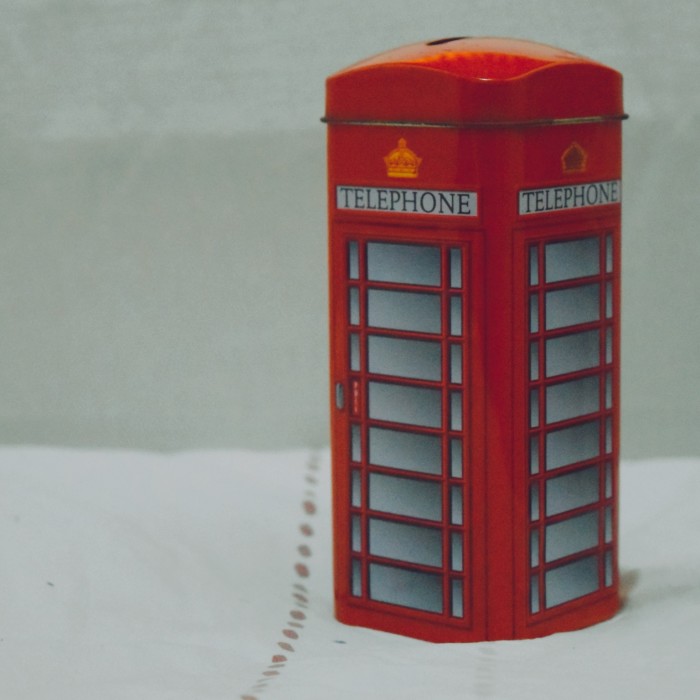 Projeto 52 objetos - cofre cabine telefônica Londres